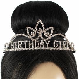 Birthday Girl Rhinestones Tiara