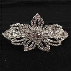 Rhinestones Flower Hair Clip