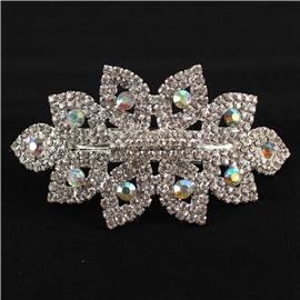 Rhinestones Flower Hair Clip