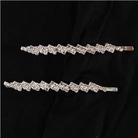 2 PC Rhinestones Hair Pin