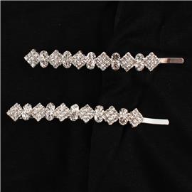 2 PC Rhinestones Hair Pin