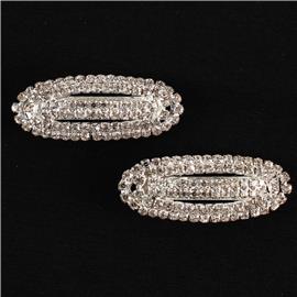 2PC Rhinestones Hair Clip