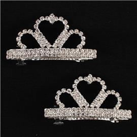 2PC Rhinestones Hair Clip