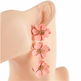 Fashion Flower Dangle Earring