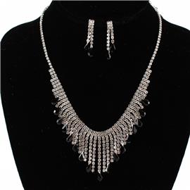 Rhinestones Necklace Set