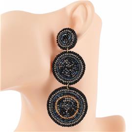 Fashion Bead Chandelier Earring