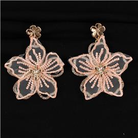 Fashion Flower Dangle Earring