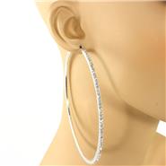 Rhinestone Hoop Earring