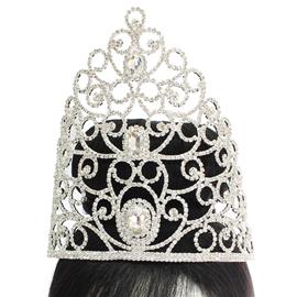 Rhinestone Swirl Tiara