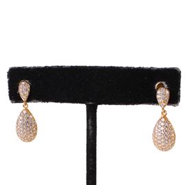 CZ Casting Teardrop Earring