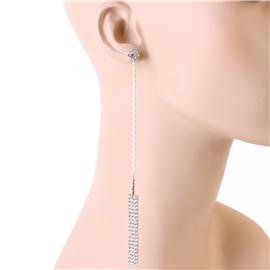 Bar Shape Long Earring