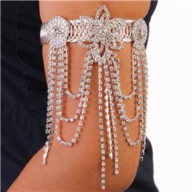 Rhinestones Drop Arm Cuff