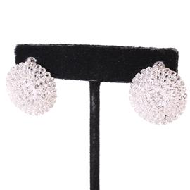 Crystal Round Earring