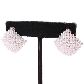 Crystal Square Earring