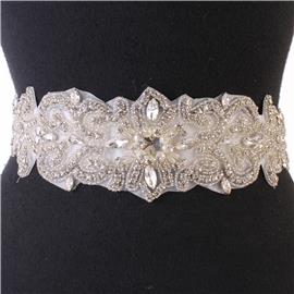 Rhinestones Pearls-Beads Belt