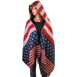 United State Flag Poncho