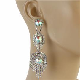 Rhinestones Chandelier Earring