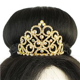 Mini Rhinestone Tiara