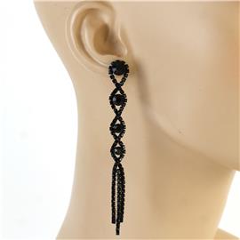 Long RhinestoneS Earring