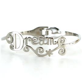 "Stainless Steel "Dream" Bangle "