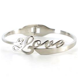 Stainless Steel Love Bangle