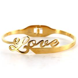 "Stainless Steel "Love" Bangle "