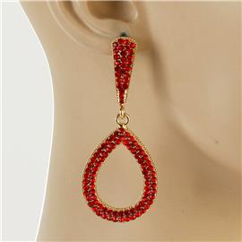 Rhinestone Teardrop Earring