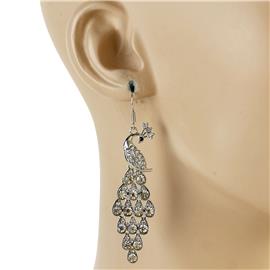 Crystal Peackock Earring