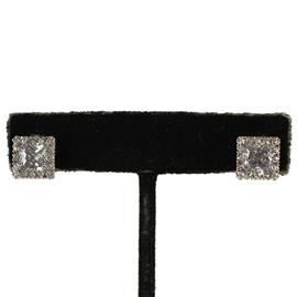 Cubic Zirconia Square Earring