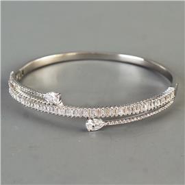 CubicZirconia Tear Bangle