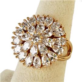 CZ Flower Ring