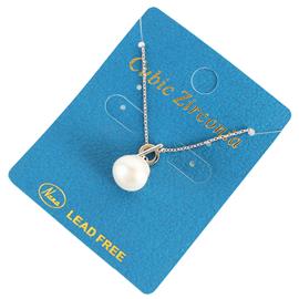 Water Pearl Pendant Necklace