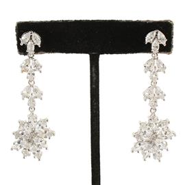 Cubic Zirconia Chandelier Earring