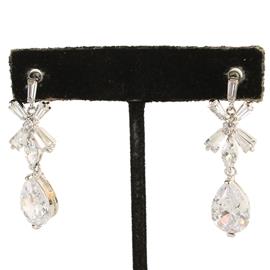 Cubic Zirconia Teardrop Earring