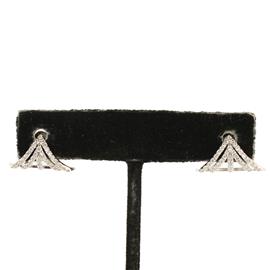 CZ Triangle Earring