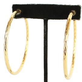 "".60" Metal Clip-On Hoop Earring "