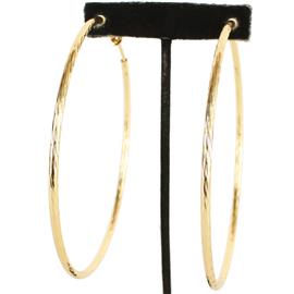 ""1.00" Metal Clip-On Hoop Earring "