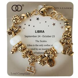 Birth Charm Libra Bracelet