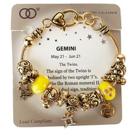 Birth Charm Gemini Bracelet