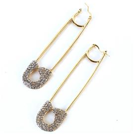 Metal Rhinestone Safety Pin