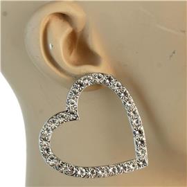 Crystal Heart Earring