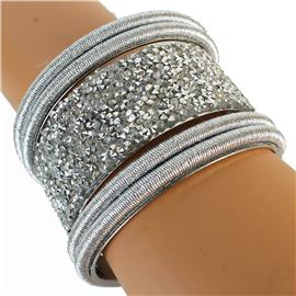 Fashion Rhinestones Cord Bangle