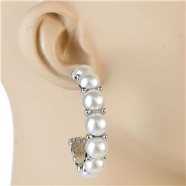 Fashion Pearl Hoop Earring