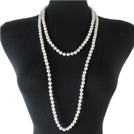 "60" Long Pearl Necklace "