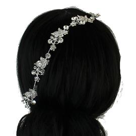 Rhinestones Flowers Hair Pin