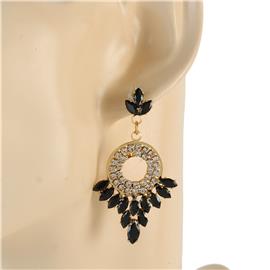 CZ Round Earring