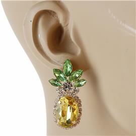 Crystal Pineapple Earring