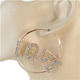 Love Hoop Earring