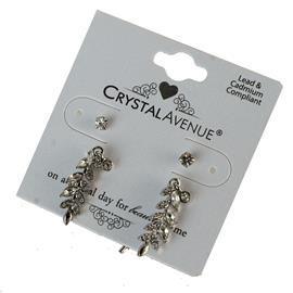 Crystal Casting Crawler Earring