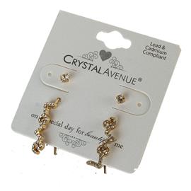 Crystal Loves Crawler Earring